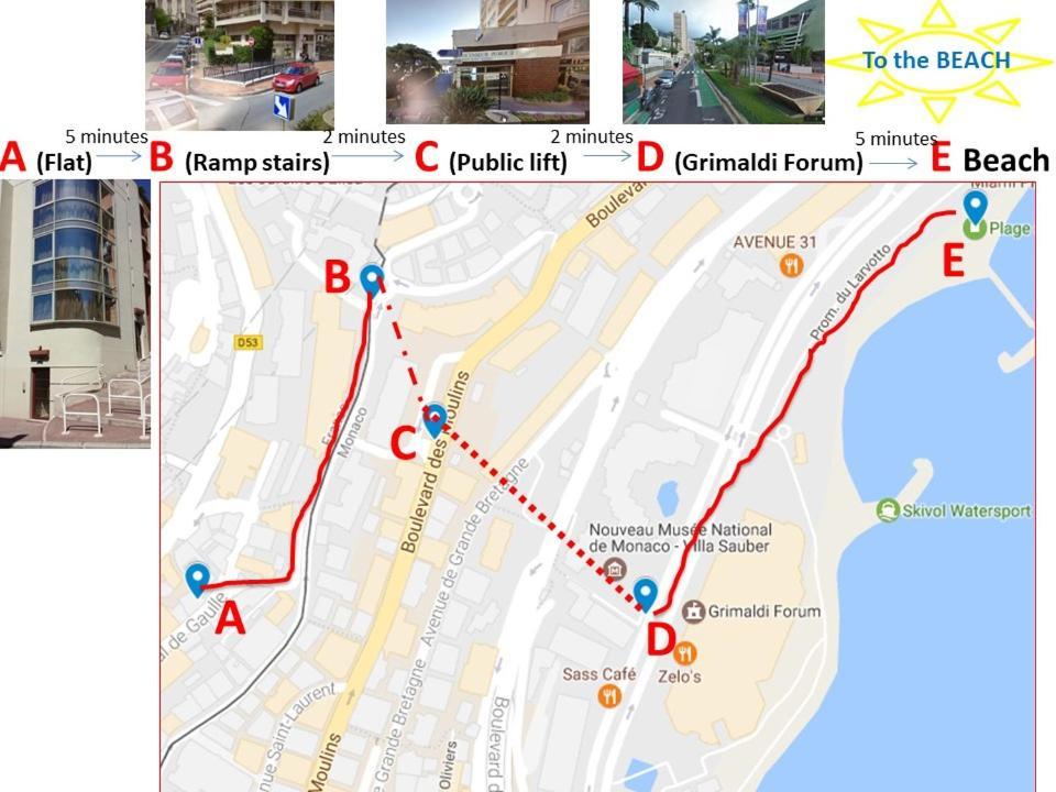 Monaco Terrace Leilighet Beausoleil Eksteriør bilde